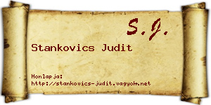 Stankovics Judit névjegykártya